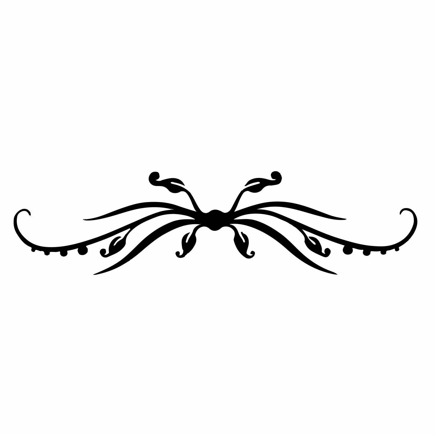 Glittertattoo stencil 'Floral Tribal 3' | Superstar