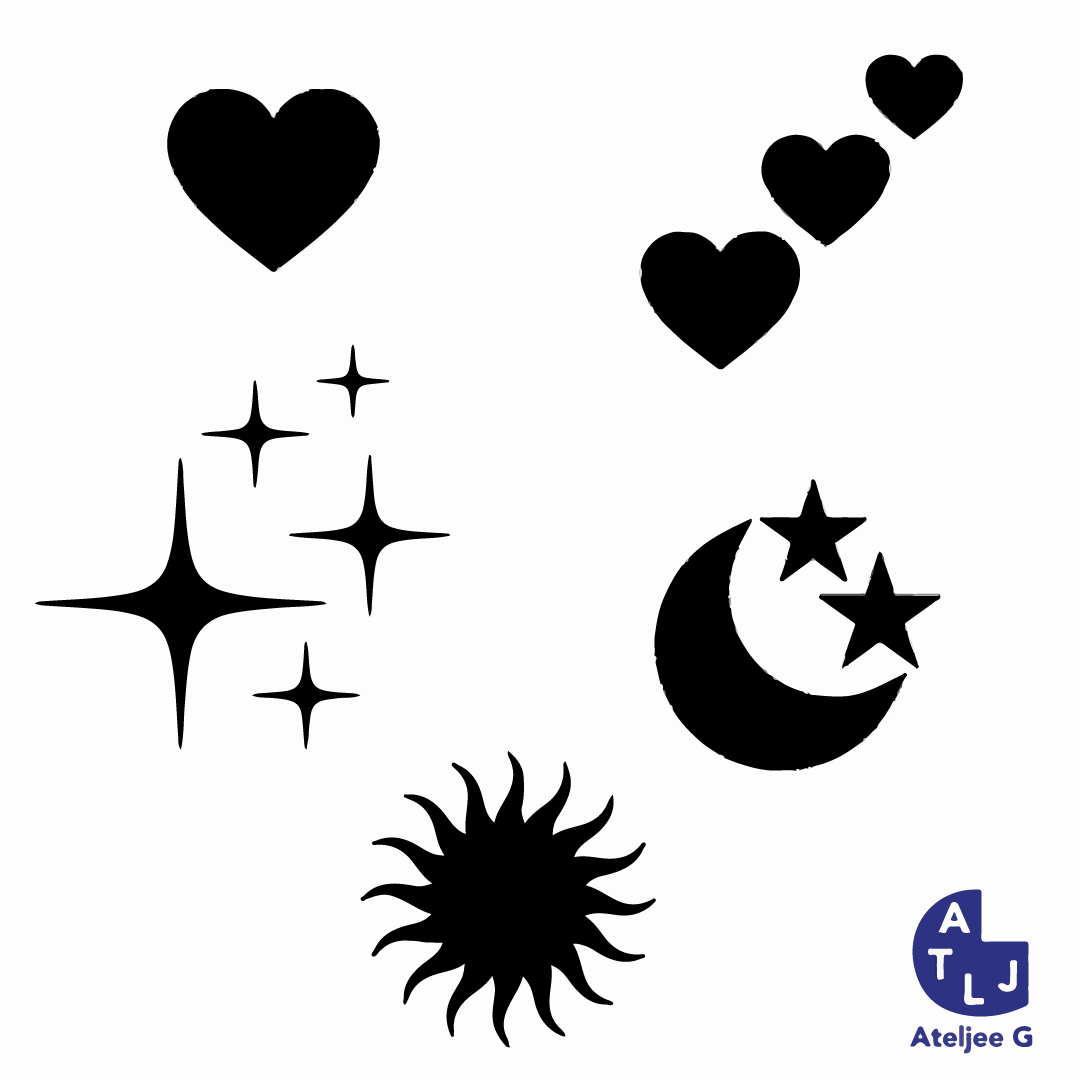 Herbruikbare Stencilsets | Ateljee G