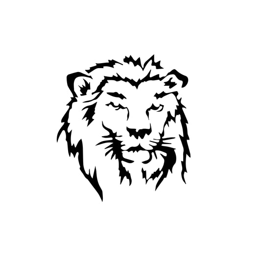 Glittertattoo stencil 'Lion head' | Superstar