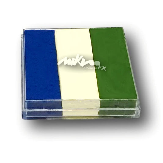 AQ Splitstrokes | SP12 Blauw-Wit-Groen