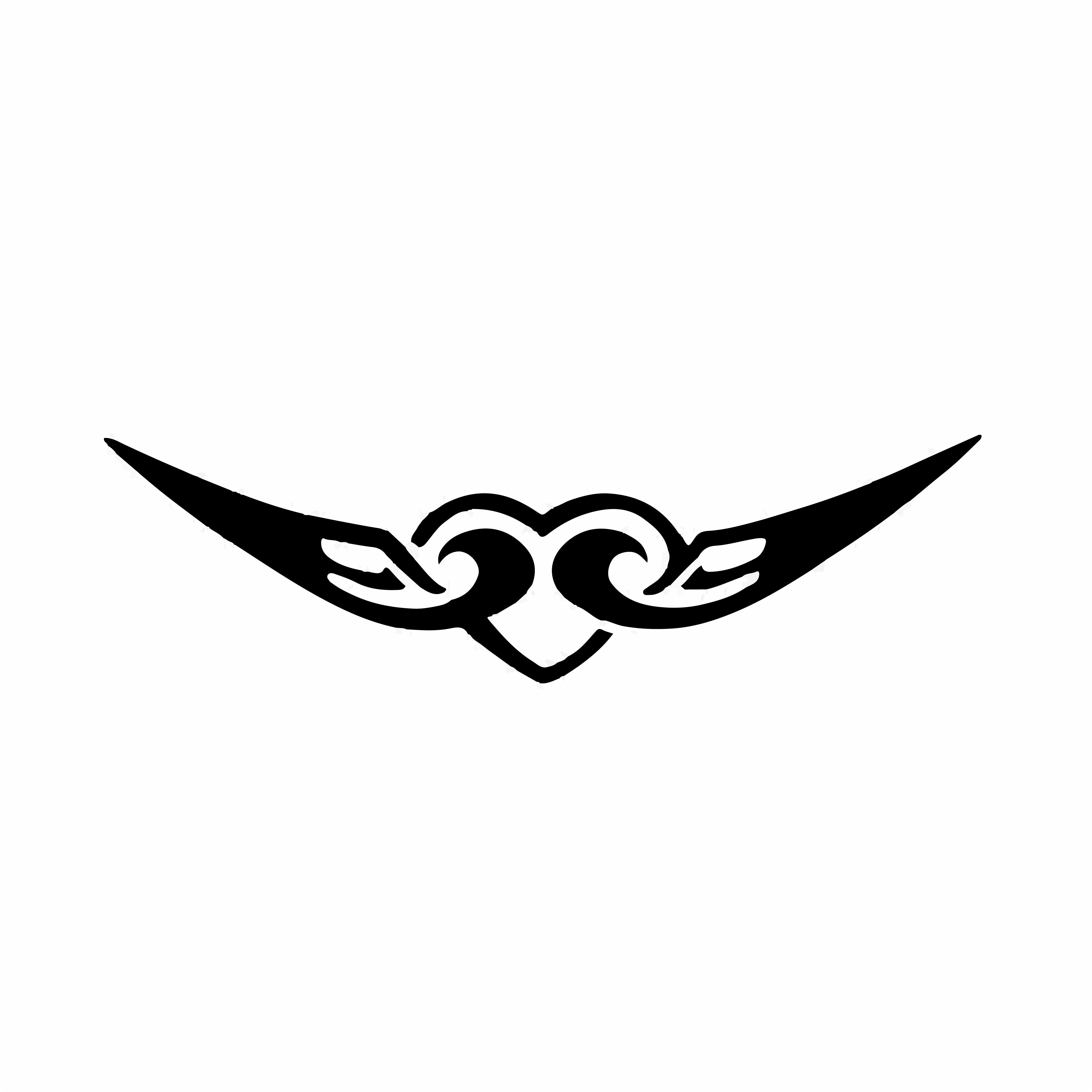 Glittertattoo stencil 'Tribal Heart 2' | Superstar