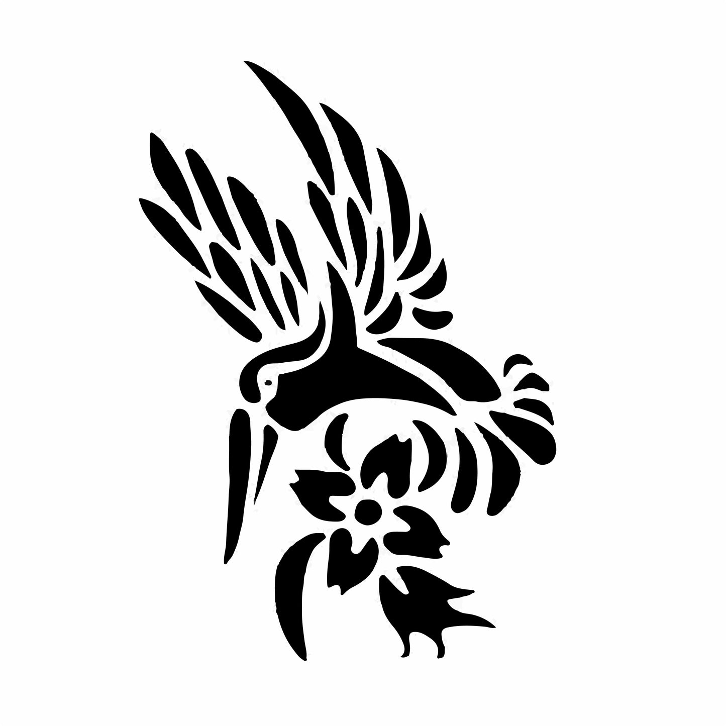 Glittertattoo stencil 'Tropical Bird' | Superstar