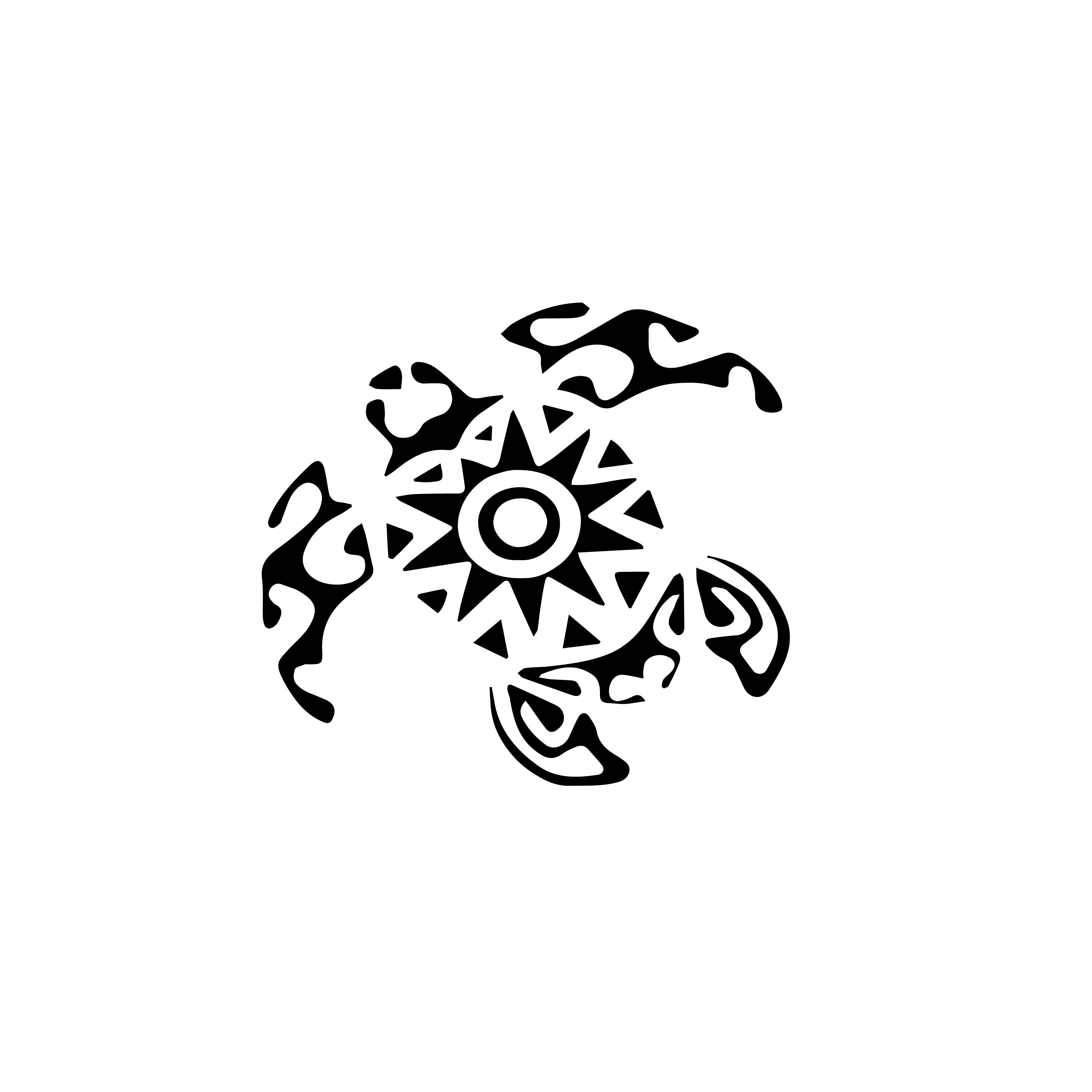 Glittertattoo stencil 'Turtle' | Superstar