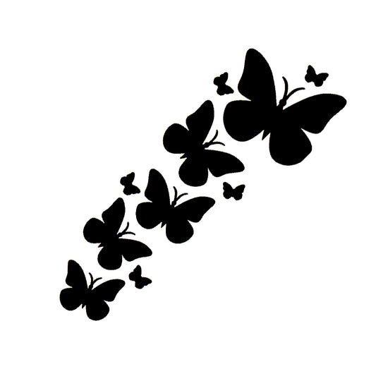 Glittertattoo stencil 'Butterflies' | Superstar